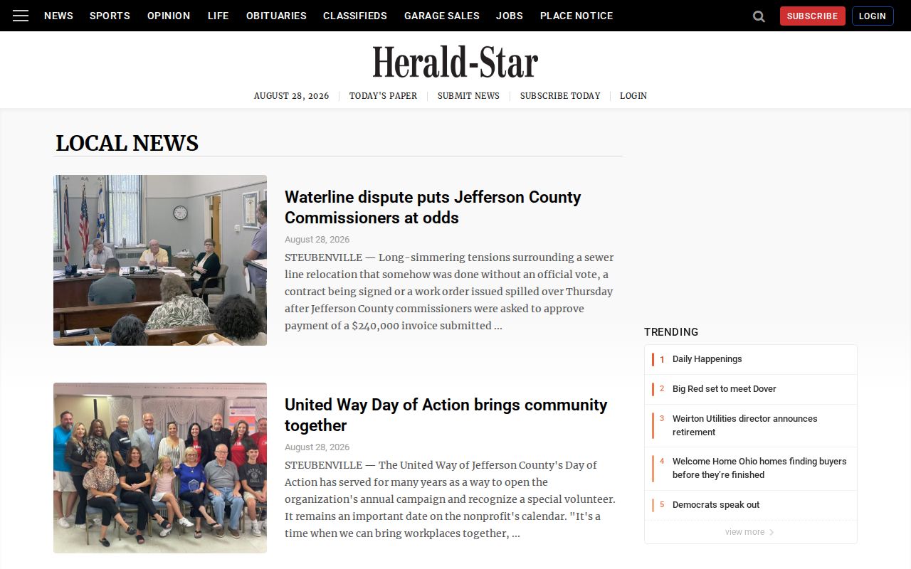 Jefferson County crime-news and police-report section at the Herald-Star